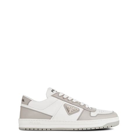 grey suede prada trainers|Prada downtown sneakers.